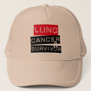 Gorra De Camionero Superviviente del cáncer de pulmón