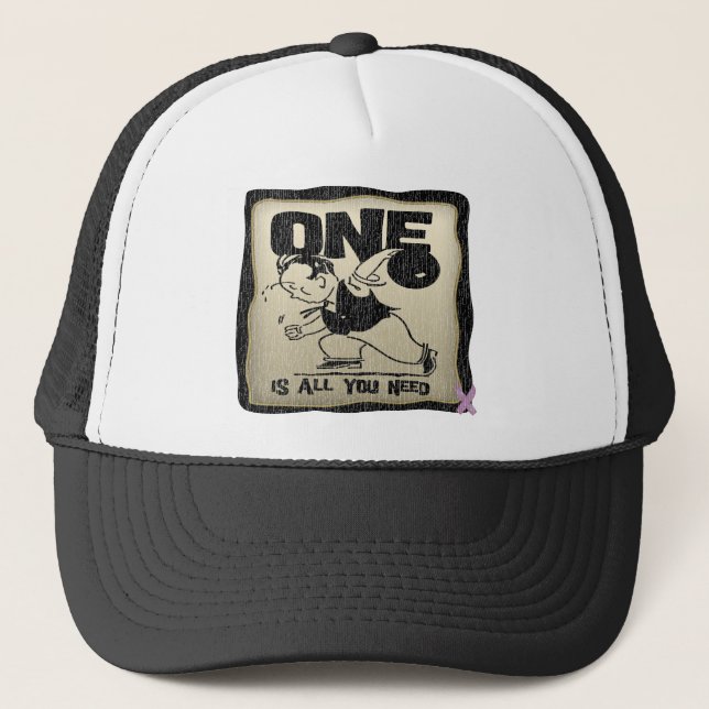 Gorra De Camionero Superviviente divertido del cáncer testicular (Anverso)