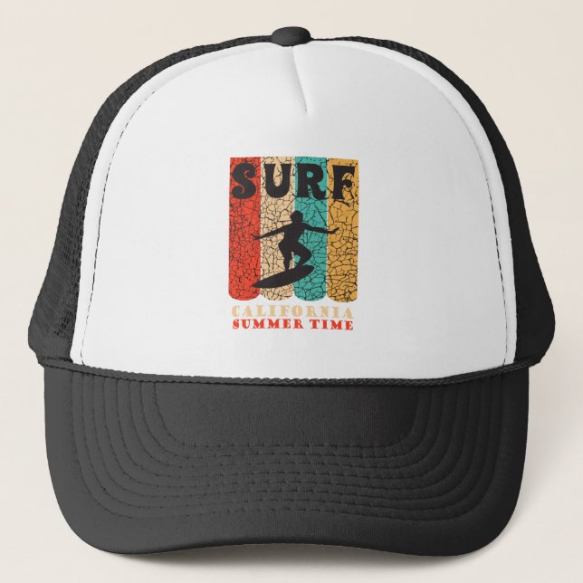 Gorra De Camionero Surf California (Anverso)