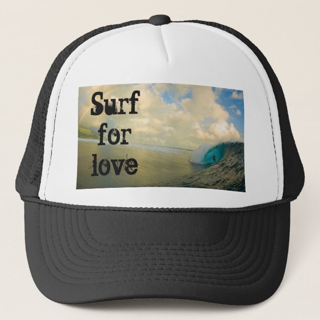 GORRA DE CAMIONERO SURF_FOR_LOVE (Anverso)