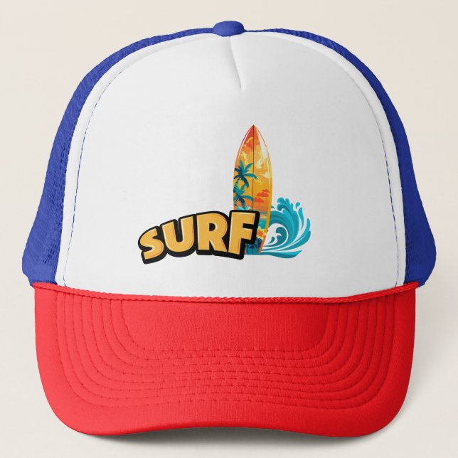 Gorra De Camionero Surf Guay Beach Surf (Anverso)