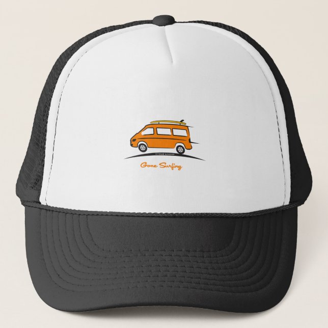 Gorra De Camionero Surf Mercedes Sprinter Gone (Anverso)
