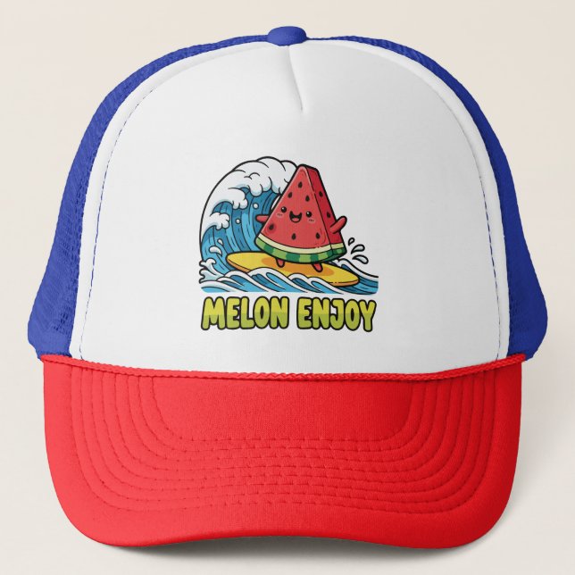 Gorra De Camionero Surf y Snack (Anverso)