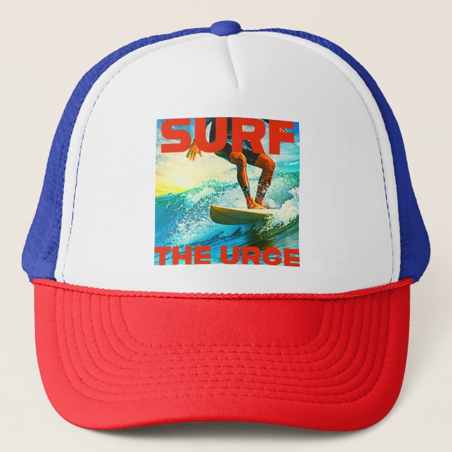 Gorra De Camionero Surfear (Anverso)
