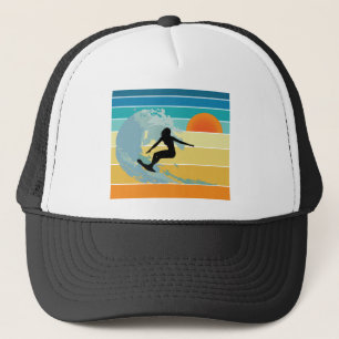 Gorra De Camionero Surfer Chica Vintage Sunset