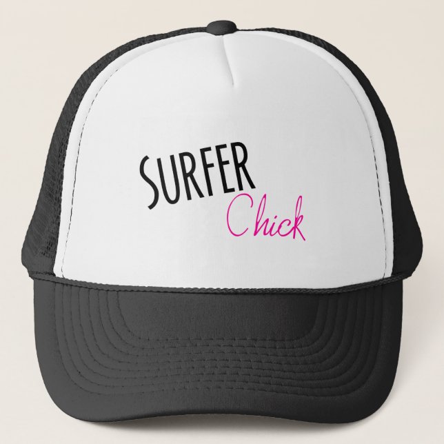 Gorra De Camionero Surfer Chick (Anverso)