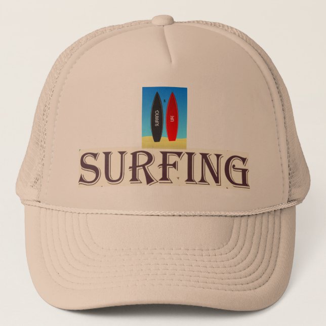 Gorra De Camionero Surfer Dude Trucker Hat (Anverso)