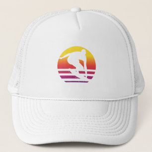 Gorra De Camionero Surfer Retro Surfing Sunset