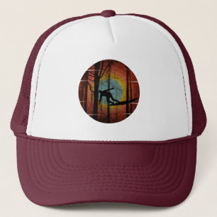 GORRA DE CAMIONERO SURFERO DIVERTIDO EN EL BOSQUE