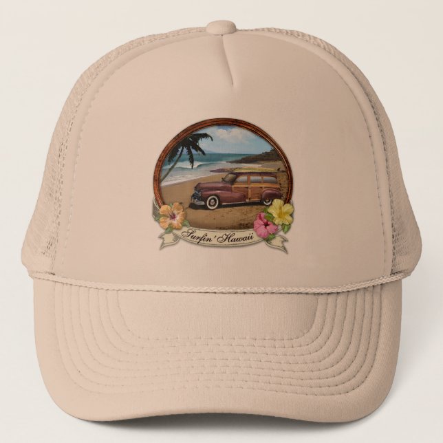 Gorra De Camionero Surfin' Hawaii (Anverso)