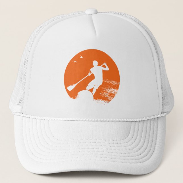 Gorra De Camionero Surfista de remo de pie (Anverso)