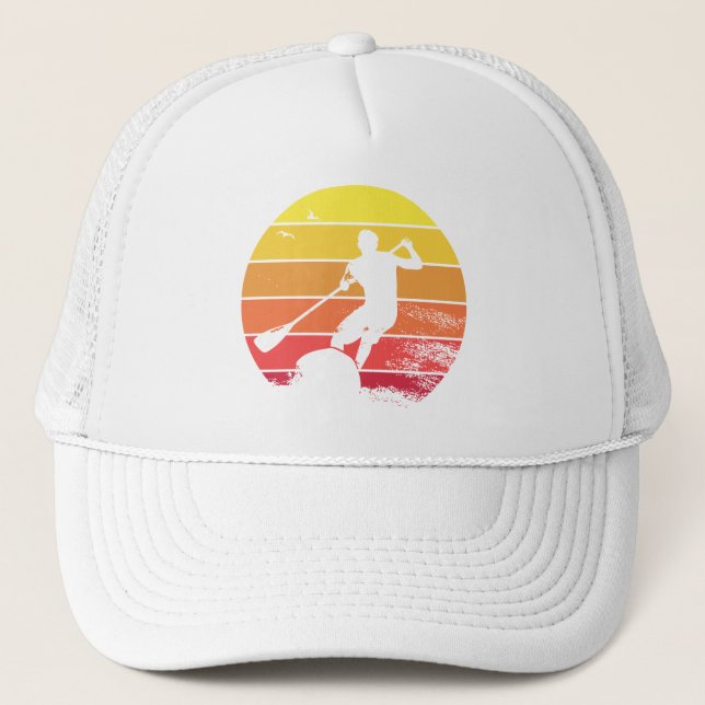 Gorra De Camionero Surfista de remo de pie (Anverso)