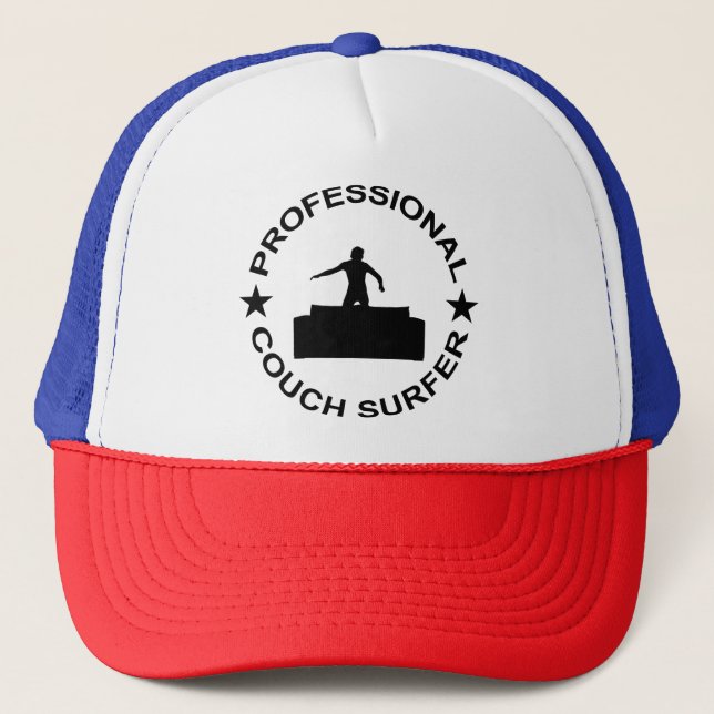 Gorra De Camionero Surfista de sofá profesional (Anverso)