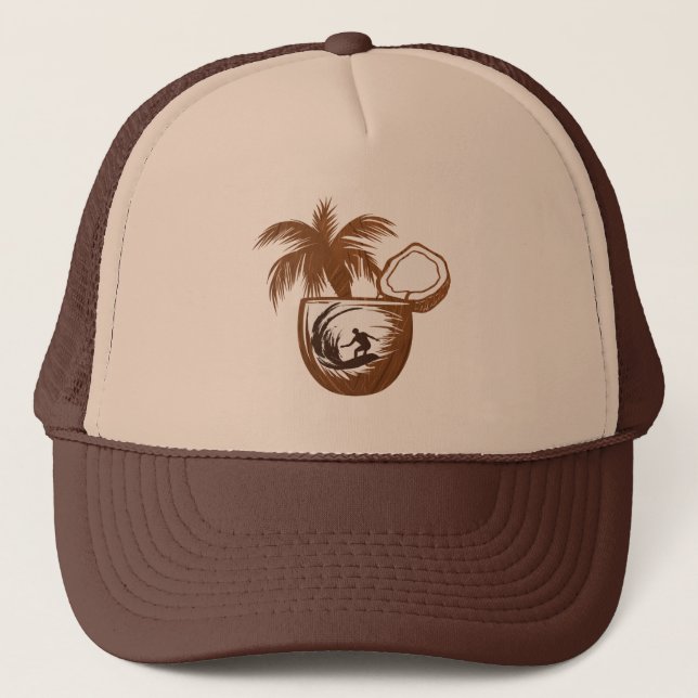 Gorra De Camionero Surfista de verano (Anverso)
