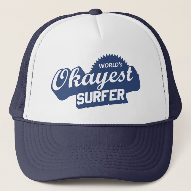 Gorra De Camionero Surfista del Okayest del mundo (Anverso)