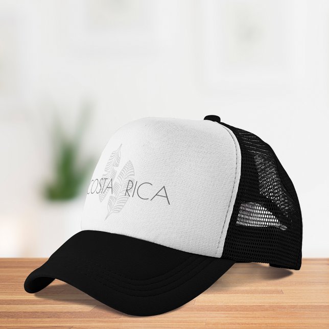 Gorra De Camionero Surfista tropical de Costa Rica (Costa Rica Tropical Surfer Souvenir Trucker Hat)