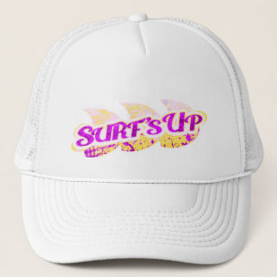 Gorra De Camionero Surf's Up chicas playa deportes blancos morados am