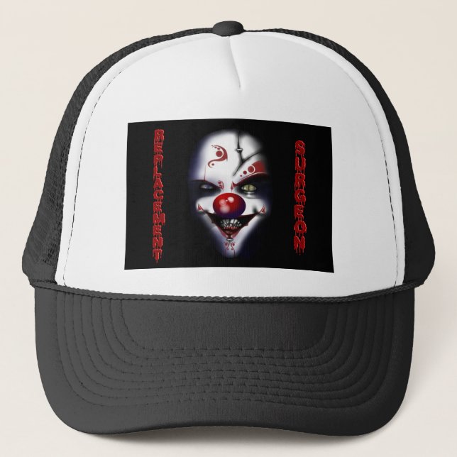 Gorra De Camionero Surrujano de reemplazo - Payaso malvado (Anverso)