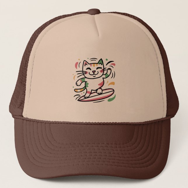 Gorra De Camionero Surtido de gatos (Anverso)