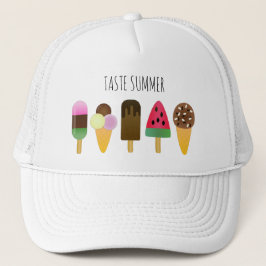 Gorra De Camionero Surtido de helados de verano delicioso