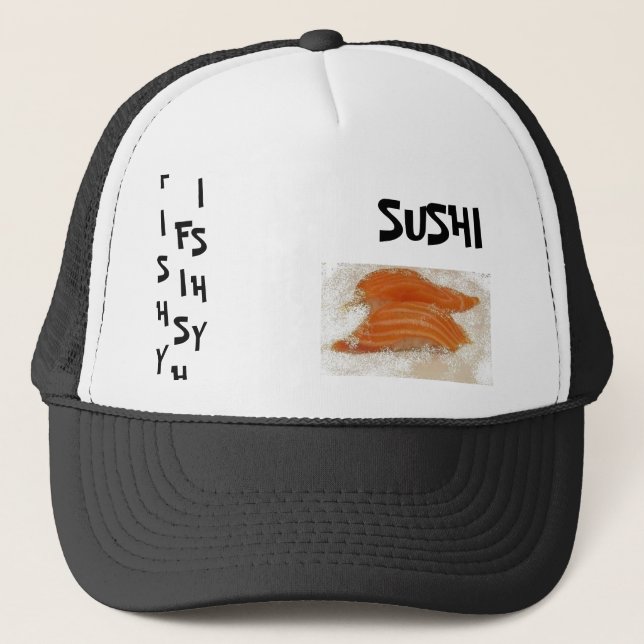 GORRA DE CAMIONERO SUSHI A PESCADO (Anverso)