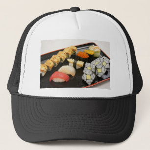 Gorra De Camionero Sushi Rolls Sesame Ginger Wasabi Cocina japonesa