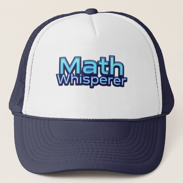 Gorra De Camionero Susurrador de Matemáticas (Anverso)