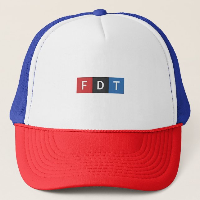 Gorra De Camionero Sutiles antidemócratas anti-Maga del FDT (Anverso)