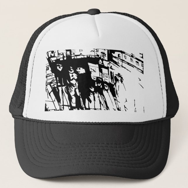GORRA DE CAMIONERO SVG DE LA ESTACIÓN DE ENLACE METRO (Anverso)