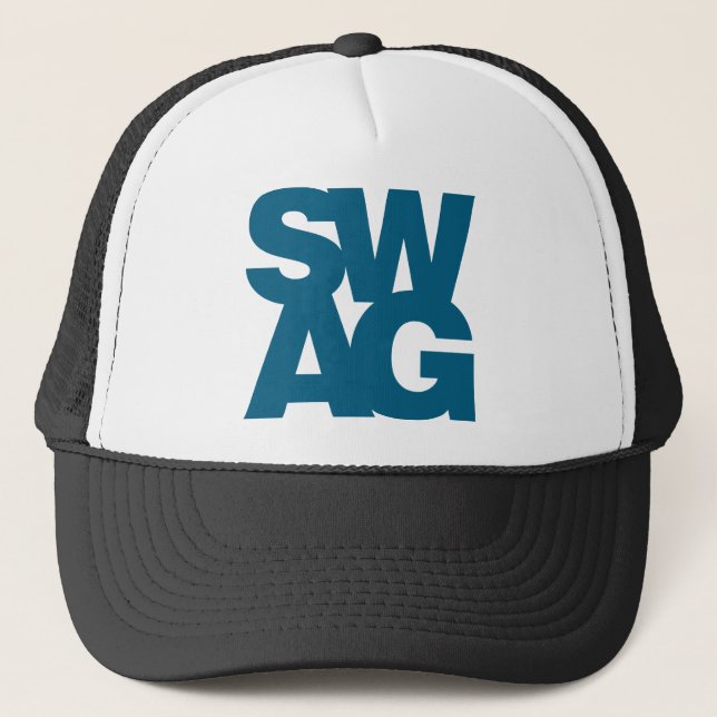 Gorra De Camionero Swag - azul (Anverso)