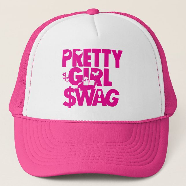 Gorra De Camionero ¡swag bonito del chica! (Anverso)