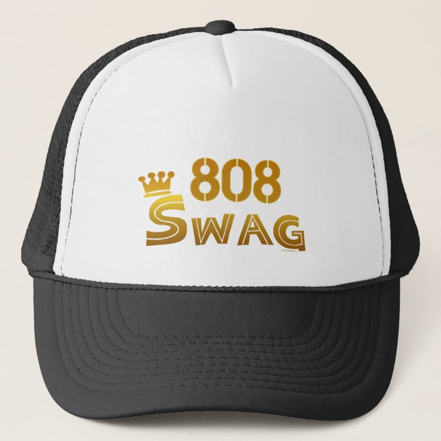 Gorra De Camionero Swag de 808 Hawaii (Anverso)
