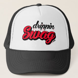 Gorra De Camionero Swag de Drippin (rojo)
