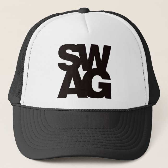 Gorra De Camionero Swag - negro (Anverso)