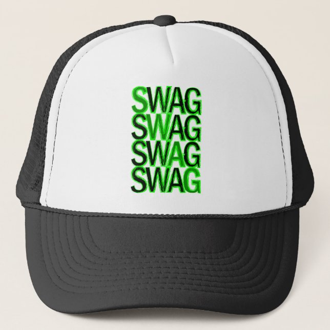 Gorra De Camionero Swag - Verde (Anverso)