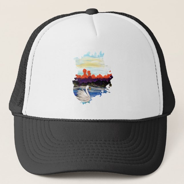 Gorra De Camionero Swan Life (Anverso)