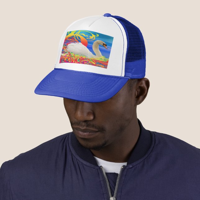 Gorra De Camionero Swan Nest Trucker Hat (In situ)