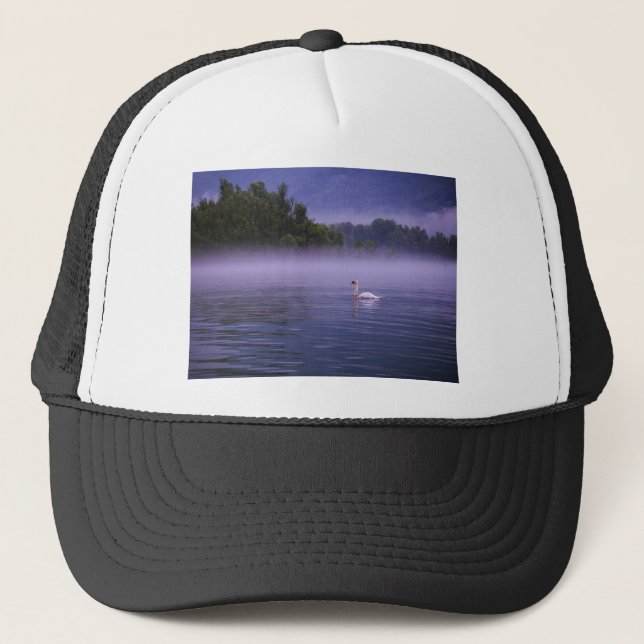 Gorra De Camionero Swan on lake (Anverso)