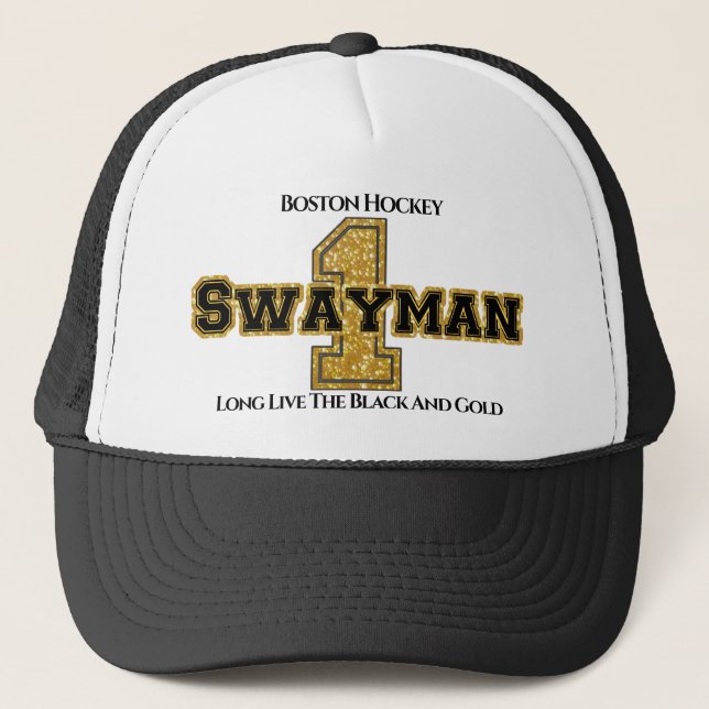 Gorra De Camionero Swayman de hockey Boston 1 (Anverso)