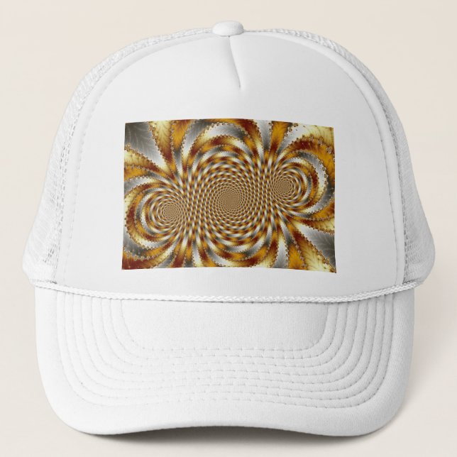 Gorra De Camionero Swirl Fractal 1 - Fractal (Anverso)