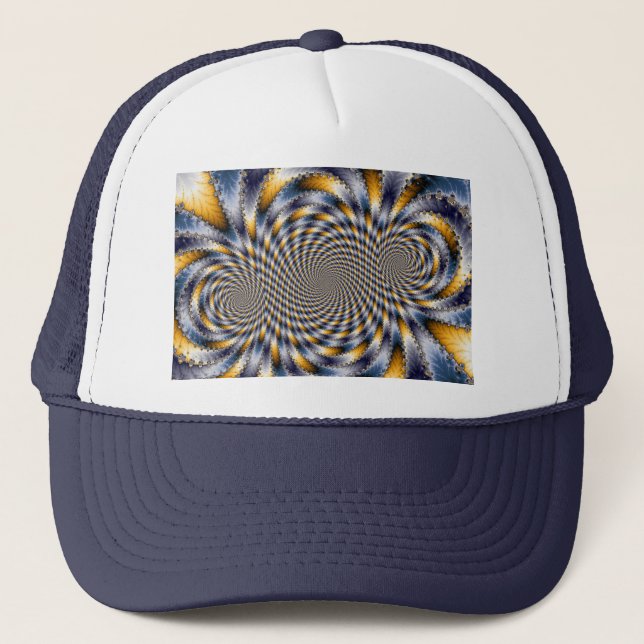Gorra De Camionero Swirl Fractal 2 - Fratal (Anverso)