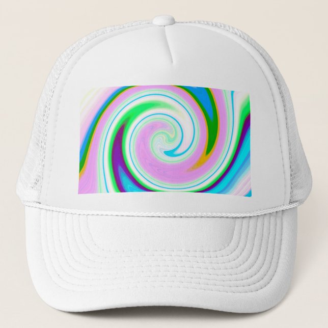 Gorra De Camionero Swirl Pastel (Anverso)