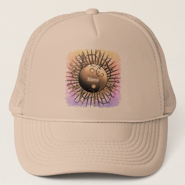 Gorra De Camionero Swirl Yin Yang (Anverso)