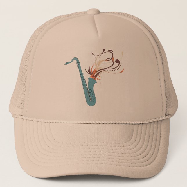 Gorra De Camionero Swirly Sax (Anverso)