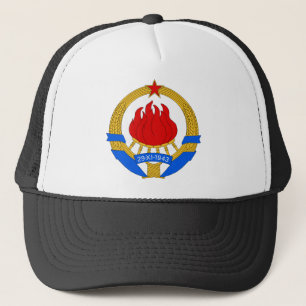 Gorra De Camionero Symbnol oficial de la heráldica de Yugoslavia del