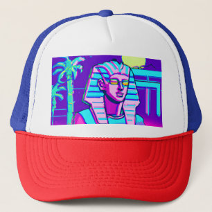 Gorra De Camionero Synthwave Pharaoh
