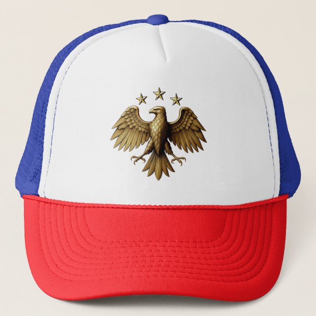 Gorra De Camionero Syrian Modern Identity Eagle Emblem T-Shirt (Anverso)