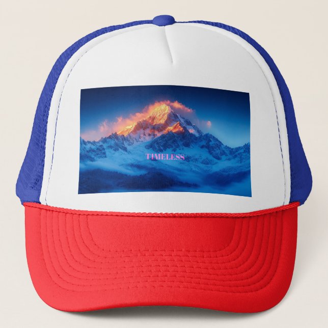 Gorra De Camionero T1MELESS Snow Mountain Nightcap Bold design (Anverso)