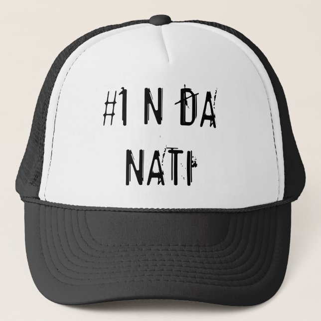 Gorra De Camionero t, NATI de #1 N DA (Anverso)
