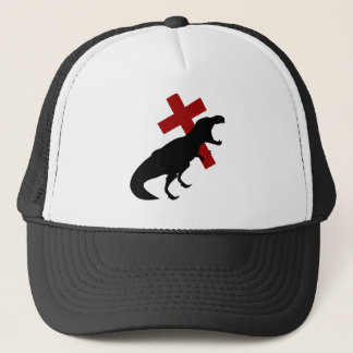 Gorra De Camionero T-Rex con la cruz